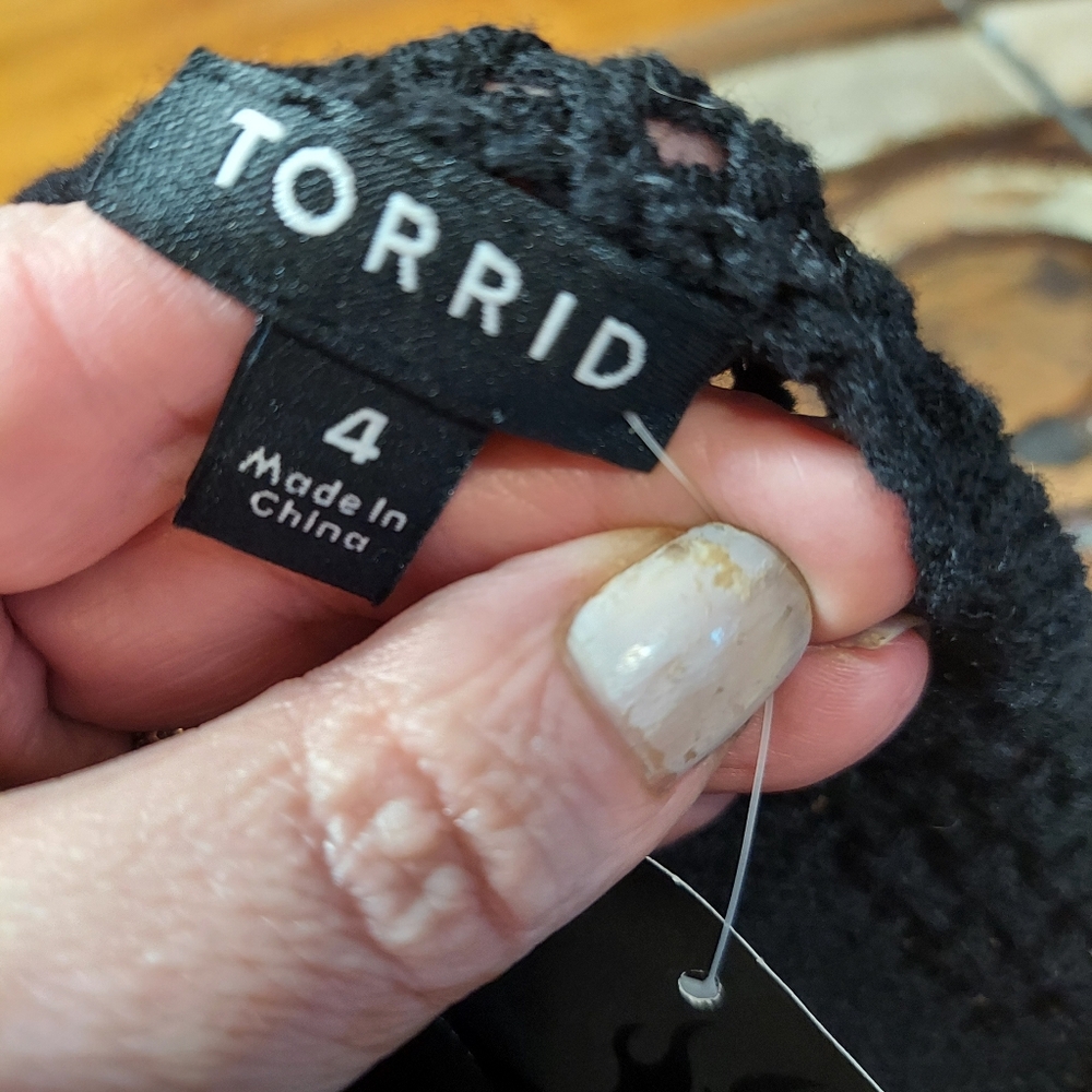 Torrid Open Cardi Black 4x Nwt Transitional Office - image 7